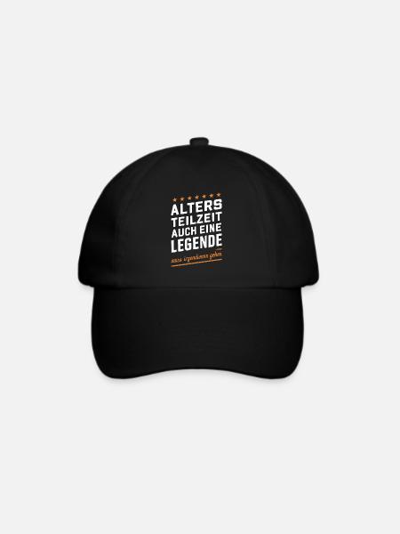 Altersteilzeit ATZ - Baseballkappe - Schwarz/Schwarz
