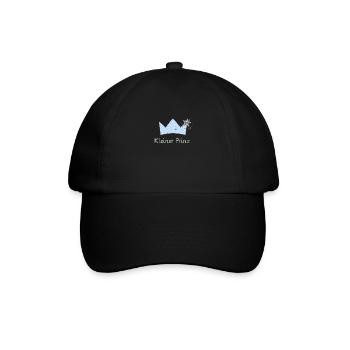 kleiner prinz - Baseballkappe - Schwarz/Schwarz - Vorne