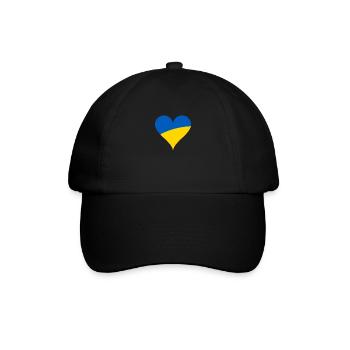 ukraine - Baseballkappe - Schwarz/Schwarz - Vorne