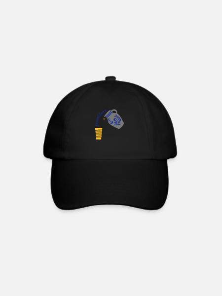 Frankfurt Bembel Gerippte - Baseballkappe - Schwarz/Schwarz