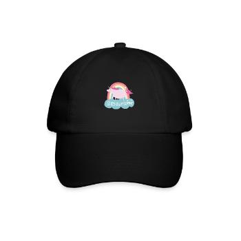 Unicorn - Baseballkappe - Schwarz/Schwarz - Vorne