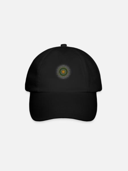 MANDALA - Baseballkappe - Schwarz/Schwarz