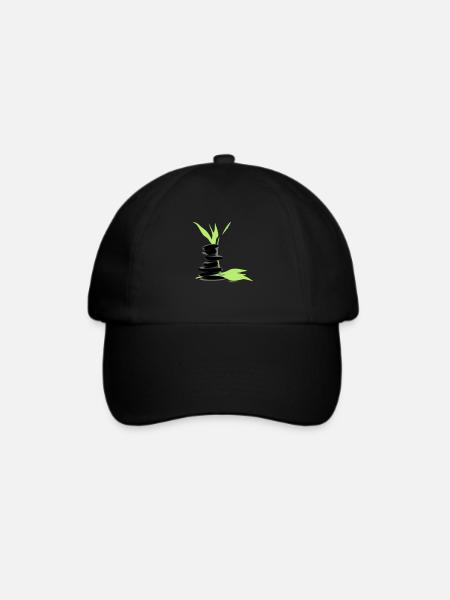 Wellness - Baseballkappe - Schwarz/Schwarz