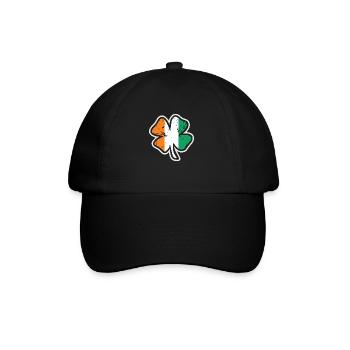 Irish Flag - Baseballkappe - Schwarz/Schwarz - Vorne