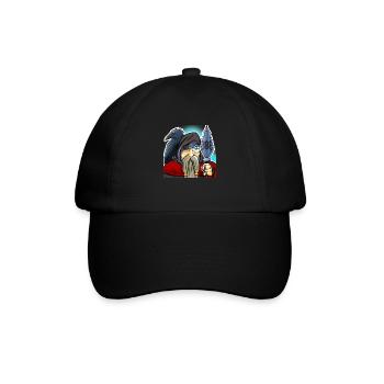Haarglättung Odin - Baseballkappe - Schwarz/Schwarz - Vorne
