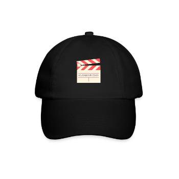 Film - Kino - Baseballkappe - Schwarz/Schwarz - Vorne