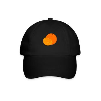 orange - Baseballkappe - Schwarz/Schwarz - Vorne