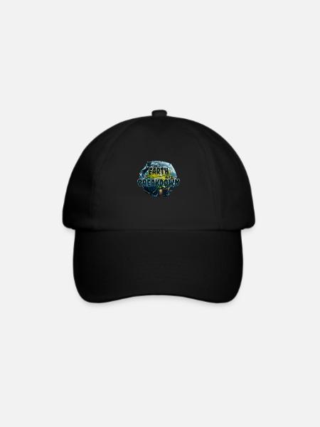 Earth Breakdown - Baseballkappe - Schwarz/Schwarz