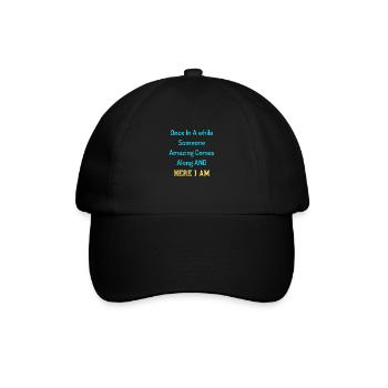 Lustige humorvolle sarkastische Zitate Lustige Zitate - Baseballkappe - Schwarz/Schwarz - Vorne