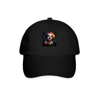 Cute & Creepy - Clown Jack - Baseballkappe - Schwarz/Schwarz - Vorne
