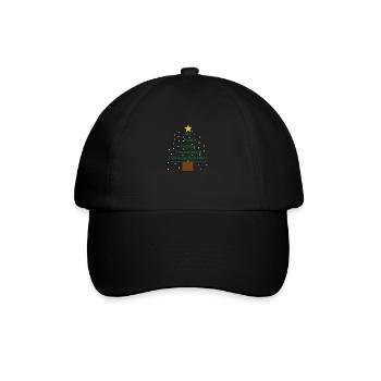 Noel Weihnachten - Baseballkappe - Schwarz/Schwarz - Vorne