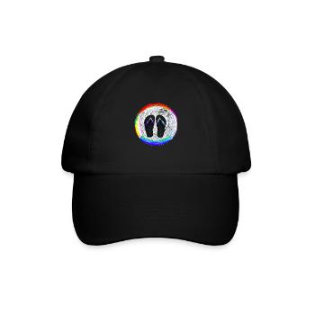 They Flip Flop, Warrior Nun - Baseballkappe - Schwarz/Schwarz - Vorne