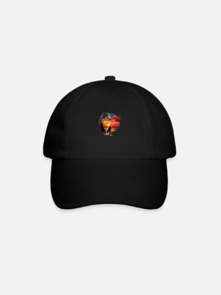 Surfers Dream - Baseballkappe - Schwarz/Schwarz