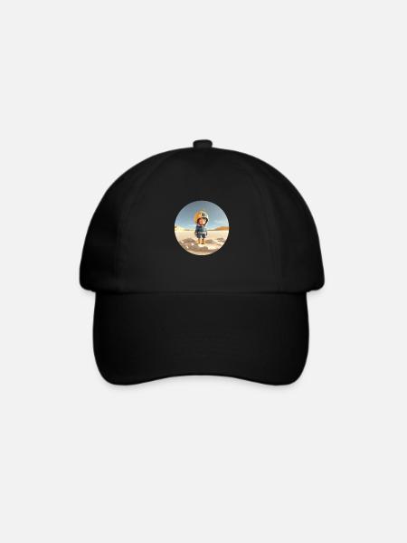 World Explorer - Baseballkappe - Schwarz/Schwarz