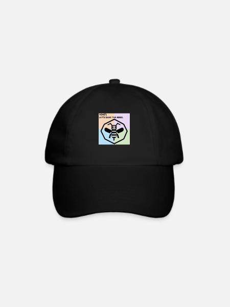 Honey, Save the Bees - Retten Sie die Bienen - Baseballkappe - Schwarz/Schwarz