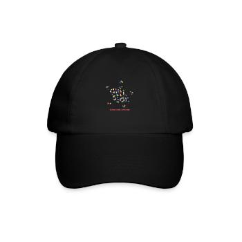 AUTISTAR. Nur autistisch, aber ein Star. - Baseballkappe - Schwarz/Schwarz - Vorne