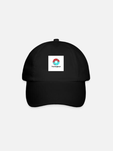 The Doughnut - Baseballkappe - Schwarz/Schwarz