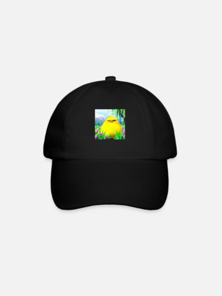 grumpie chick das Originale - Baseballkappe - Schwarz/Schwarz