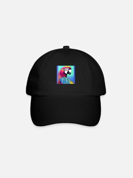 Neon Ara - Baseballkappe - Schwarz/Schwarz