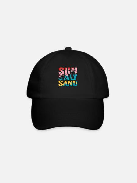 SUN SALT SAND - Baseballkappe - Schwarz/Schwarz
