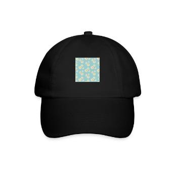Gänseblümchen Daisy Flower - Baseballkappe - Schwarz/Schwarz - Vorne