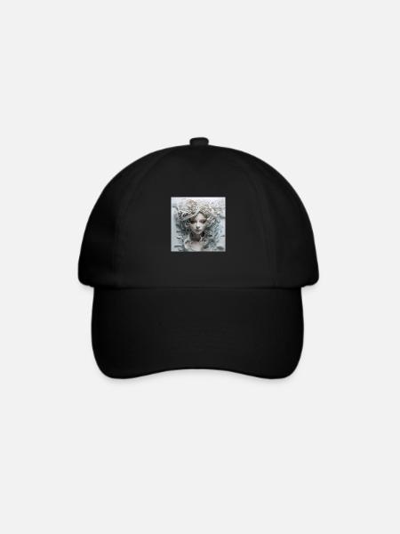 Prinzessin aus Papier - Baseballkappe - Schwarz/Schwarz