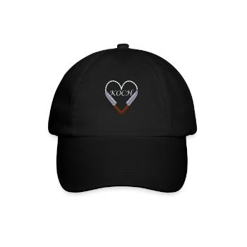 Koch - Baseballkappe - Schwarz/Schwarz - Vorne