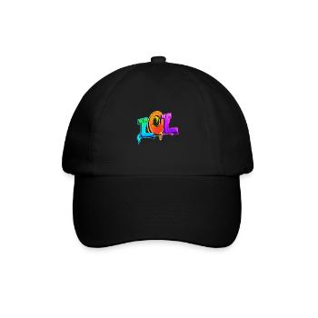 LOL - Baseballkappe - Schwarz/Schwarz - Vorne