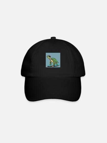 Turtle Fieber - Baseballkappe - Schwarz/Schwarz