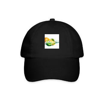 Zitrusfrüchte Splash - Baseballkappe - Schwarz/Schwarz - Vorne
