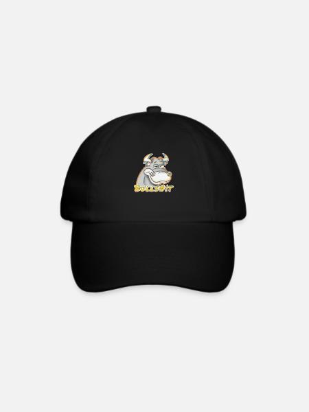 Bullshit-Regenbogen - Baseballkappe - Schwarz/Schwarz