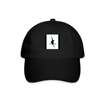 Wintersport - Baseballkappe - Schwarz/Schwarz - Vorne