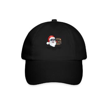 Santa Claus - Baseballkappe - Schwarz/Schwarz - Vorne
