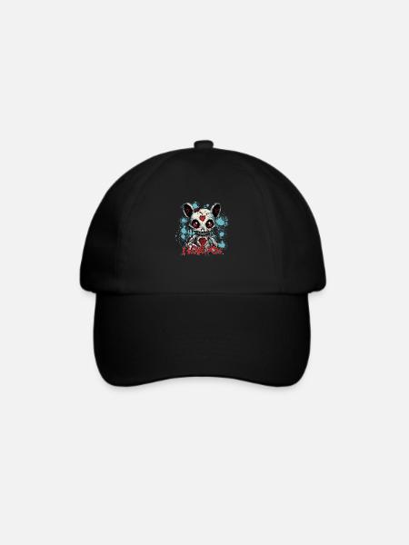 VODOO TEDDY - Baseballkappe - Schwarz/Schwarz