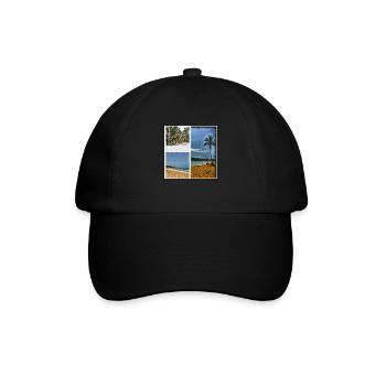 Punta Cana - Baseballkappe - Schwarz/Schwarz - Vorne