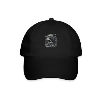 Wächter der Mitternacht - Baseballkappe - Schwarz/Schwarz - Vorne