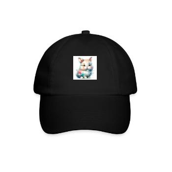 bunny - Baseballkappe - Schwarz/Schwarz - Vorne