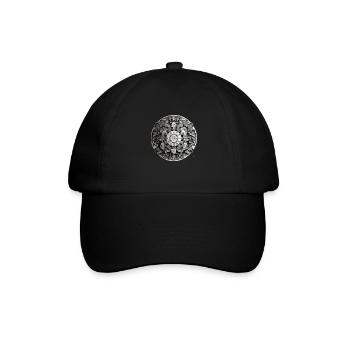 Mandala - Baseballkappe - Schwarz/Schwarz - Vorne