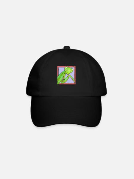 Die Gottesanbeterin - Baseballkappe - Schwarz/Schwarz
