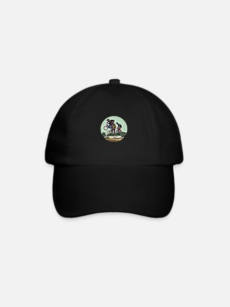 BMX - Baseballkappe - Schwarz/Schwarz