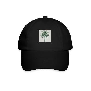 Simple Palm - Baseballkappe - Schwarz/Schwarz - Vorne