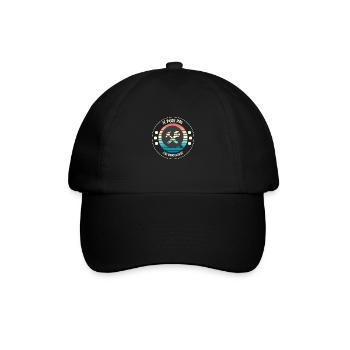 Ich kann nicht DIY - Baseballkappe - Schwarz/Schwarz - Vorne