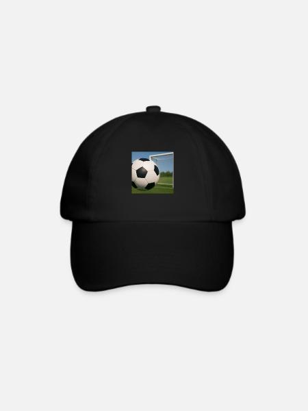 Sport - Fußball - Baseballkappe - Schwarz/Schwarz