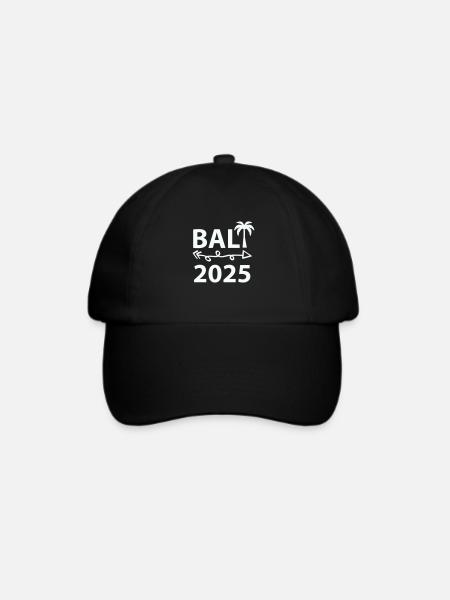 bali 2025 - Baseballkappe - Schwarz/Schwarz