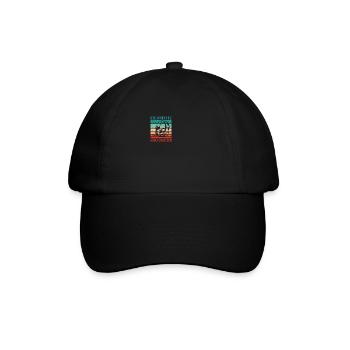 Grundschulabschluss Schulanfang Weiterführende - Baseballkappe - Schwarz/Schwarz - Vorne