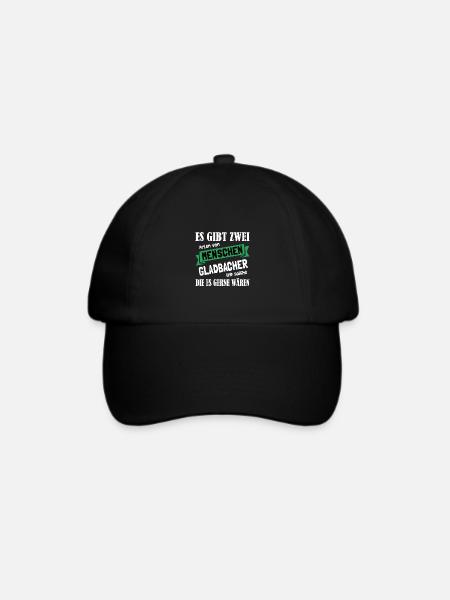 Mönchengladbach Fanartikel - Baseballkappe - Schwarz/Schwarz