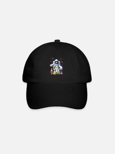 Astronautenchemie OFFIZIELL - Baseballkappe - Schwarz/Schwarz