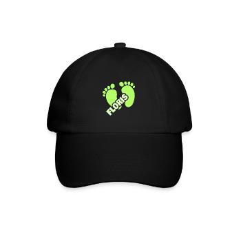 Fußabdruck Floris - Baseballkappe - Schwarz/Schwarz - Vorne