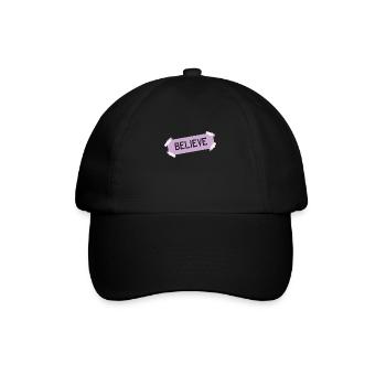 Believe - Baseballkappe - Schwarz/Schwarz - Vorne
