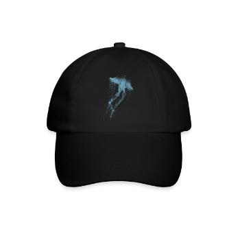 Kwalle Krawalle Blau - Baseballkappe - Schwarz/Schwarz - Vorne